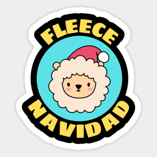 Fleece Navidad | Sheep Pun Sticker